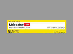 Lidocaine Tube — prescription drug image