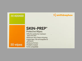 Skin Prep Wipes Box — prescription drug image