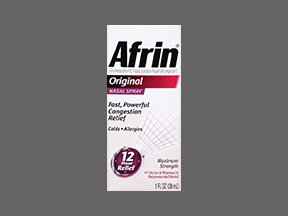 Afrin 12 Hour Bottle — prescription drug image
