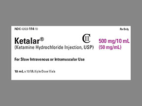 Ketalar Vial — prescription drug image