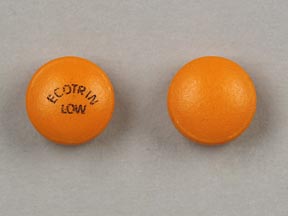 Ecotrin Low Strength Bottle — prescription drug image