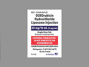 Doxorubicin Hcl Liposomal Vial — prescription drug image