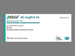 Rebif Syringe — prescription drug image
