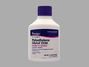 Polyethylene Glycol 3350 Bottle Of Powder — prescription drug image