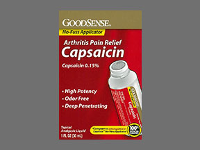 Capsaicin Arthritis Relief Bottle — prescription drug image