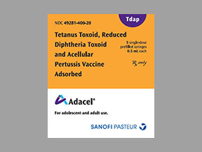 Adacel Syringe — prescription drug image