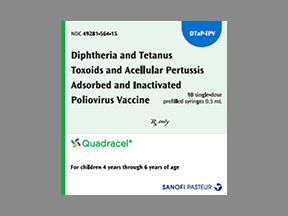 Quadracel Syringe — prescription drug image