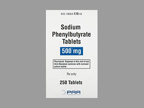 Sodium Phenylbutyrate Bottle — prescription drug image