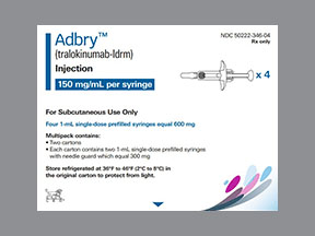 Adbry Syringe — prescription drug image