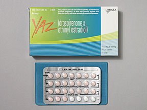 Yaz Disp Pack — prescription drug image