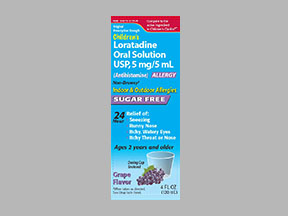 Loratadine Childrens Bottle — prescription drug image