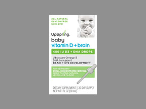 Upspring Baby Vit D + Brain Bottle — prescription drug image
