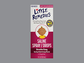 Little Remedies Saline Bottle — prescription drug image
