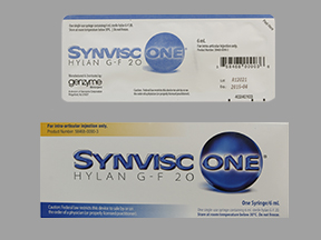 Synvisc One Syringe — prescription drug image