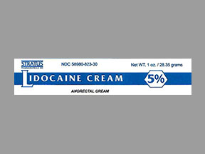 Lidocaine (Anorectal) Tube Of Cream — prescription drug image