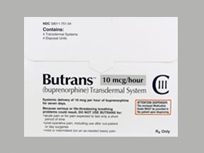Butrans Carton — prescription drug image