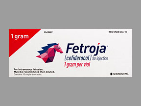 Fetroja Solution Reconstituted — prescription drug image