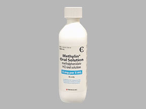 Methylin Bottle — prescription drug image