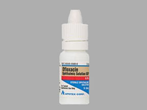 Ofloxacin Bottle — prescription drug image