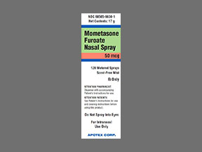 Mometasone Furoate Bottle — prescription drug image