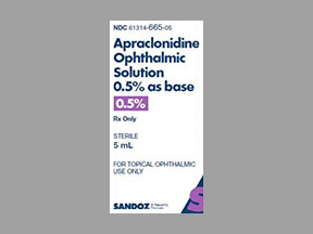 Apraclonidine Hcl Bottle — prescription drug image