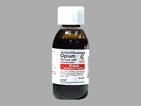 Opium Bottle — prescription drug image