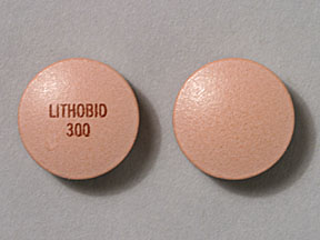 Lithobid Tablet — prescription drug image