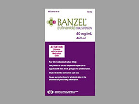 Banzel Bottle — prescription drug image