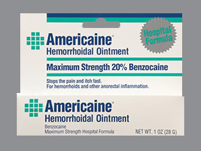 Americaine Tube Of Ointment — prescription drug image