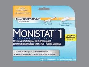 Monistat 1 Day Or Night Box — prescription drug image