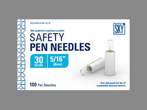 Safety Pen Needles Box — prescription drug image