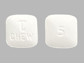 Methylphenidate Hcl Tablet Chewable — prescription drug image