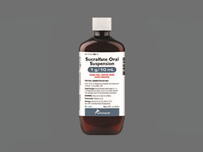 Sucralfate Bottle — prescription drug image