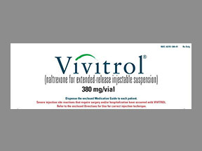 Vivitrol Suspension Reconstituted — prescription drug image