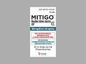 Mitigo Vial — prescription drug image