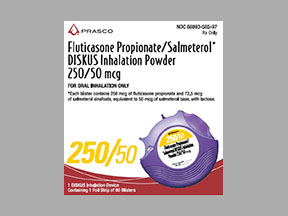 Fluticasone-Salmeterol Inhaler — prescription drug image