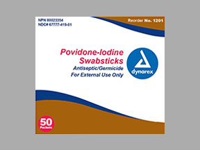 Povidone-Iodine Box — prescription drug image