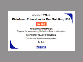 Diclofenac Potassium(Migraine) Box — prescription drug image
