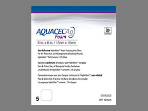 Aquacel Ag Foam Box — prescription drug image