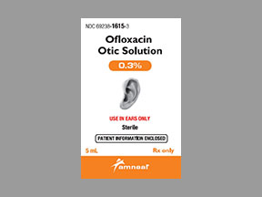 Ofloxacin Bottle — prescription drug image