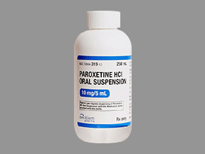 Paroxetine Hcl Bottle — prescription drug image
