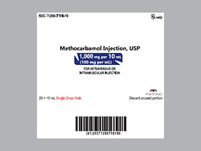 Methocarbamol Vial — prescription drug image