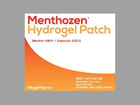 Menthozen Hydrogel Box — prescription drug image