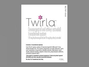 Twirla Box — prescription drug image