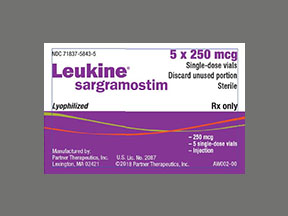 Leukine Solution Reconstituted — prescription drug image