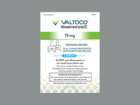 Valtoco 15 Mg Dose Box — prescription drug image