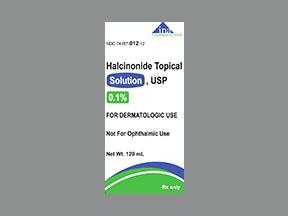 Halcinonide Bottle — prescription drug image