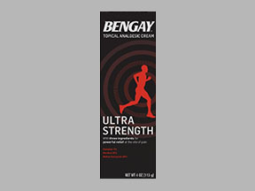 Bengay Ultra Strength Tube Of Cream — prescription drug image