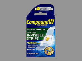 Compound W One Step Invisible Box — prescription drug image