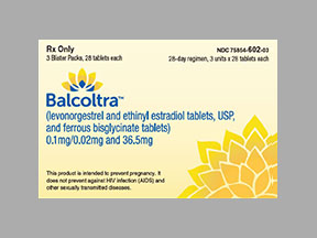 Balcoltra Disp Pack — prescription drug image